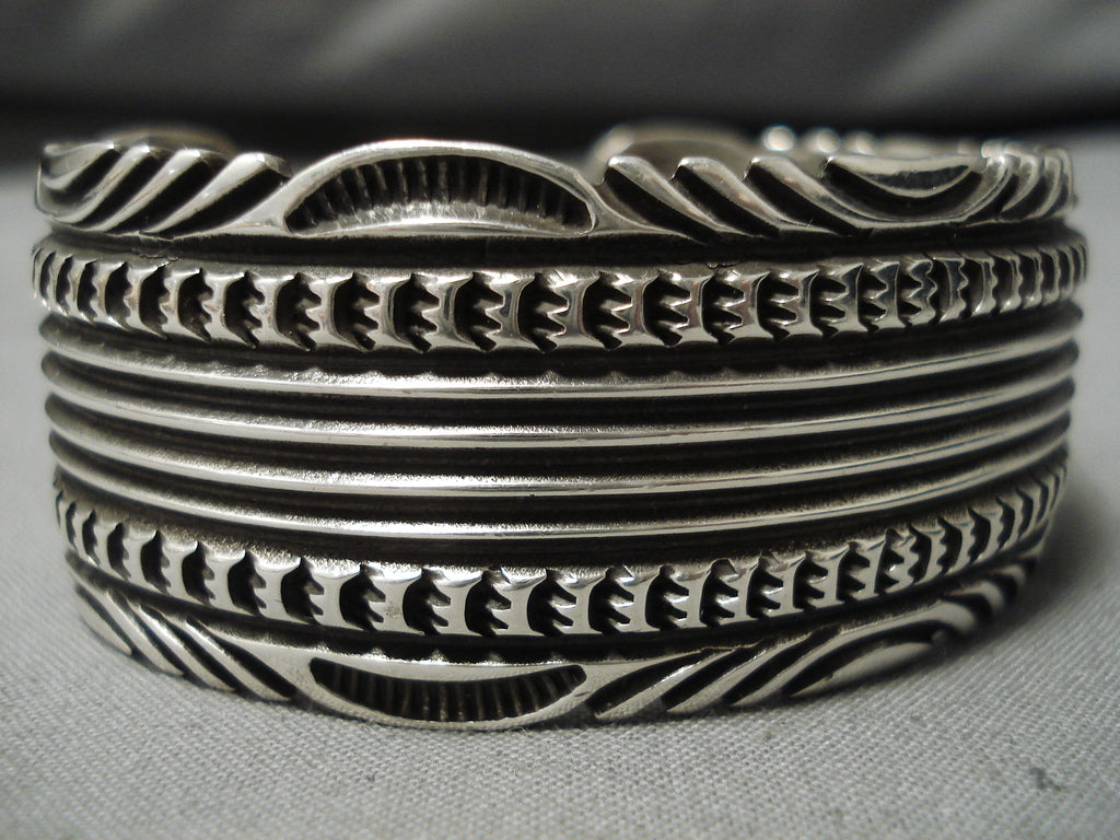 Important Gary Reeves Sterling Silver Navajo Native American