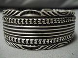 Important Gary Reeves Sterling Silver Navajo Native American Bracelet-Nativo Arts