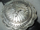 Best Biggest Vintage Native American Navajo Horse Sterling Silver Concho Belt Old-Nativo Arts