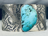 Marvelous San Felipe Huge Blue Diamond Sterling Silver Bracelet-Nativo Arts
