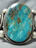 Best Important Rick Martinez Vintage Native American Navajo Turquoise Sterling Silver Bracelet-Nativo Arts