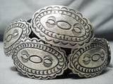Incredible Vintage Navajo Sterling Silver Concho Belt Old Native American-Nativo Arts