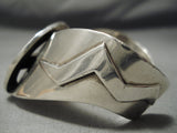 Important Vintage Native American Navajo Anthony Kee 4 Directions Sterling Silver Bracelet Old-Nativo Arts