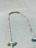 Unbelievable Vintage Native American Navajo Turquoise Sterling Silver Necklace-Nativo Arts