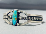 Marvelous Vintage Native American Navajo Royston Turquoise Sterling Silver Bracelet Signed-Nativo Arts
