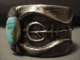 172 Grams Yes Solid Sterling Vintage Navajo Number 8 Turquoise Native American Jewelry Silver Bracelet-Nativo Arts