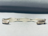 Very Important Vintage Native American Navajo Kenneth Begay Sterling Silver Bracelet-Nativo Arts