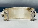 Amazing Vintage Native American Navajo 5 Sleeping Beauty Turquoise Sterling Silver Bracelet-Nativo Arts
