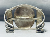 One Of The Best Vintage Native American Navajo Coral Sterling Silver Bracelet-Nativo Arts