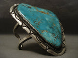 179 Gram Largest And Best Vintage Navajo Stover Paul Native American Jewelry Silver Bracelet-Nativo Arts