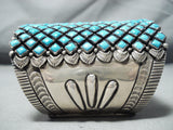 One Of The Best Native American Navajo Turquoise Sterling Silver Bracelet-Nativo Arts