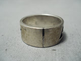 Marvelous Vintage Hopi Sterling Silver Ring Native American-Nativo Arts