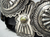 Important Vintage Native American Navajo Roger Skeets Turquoise Sterling Silver Concho Belt-Nativo Arts