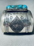 The Best Vintage Native American Navajo Virg Reeder Turquoise Sterling Silver Bracelet-Nativo Arts