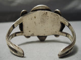 Best Vintage Native American Navajo Petrified Wood Sterling Silver Bracelet Old-Nativo Arts