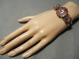 Museum Vintage Zuni Native American Turquoise Sterling Silver Bracelet-Nativo Arts