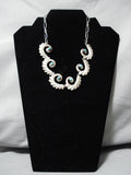 Exceptional Vintage Native American Navajo Choker Style Turquoise Sterling Silver Necklace-Nativo Arts