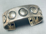 Authentic Orville Tsinnie Vintage Native American Navajo Sterling Silver Bracelet-Nativo Arts