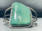Towering Vintage Native American Navajo Royston Turquoise Sterling Silver Bracelet-Nativo Arts