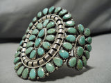 Museum Vintage Native American Navajo Mark Begay Royston Turquoise Sterling Silver Bracelet-Nativo Arts