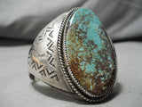 Opulent Vintage Native American Navajo Royston Turquoise Sterling Silver Bracelet-Nativo Arts