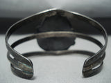 Stunning Vintage Native American Navajo Royston Turquoise Sterling Silver Bracelet-Nativo Arts