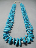 Magnificent Vintage Navajo Turquoise Necklace Native American Old-Nativo Arts