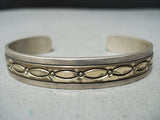 Benny Benally Vintage Navajo Native American Sterling Silver Bracelet Old-Nativo Arts