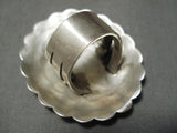 Incredible Vintage Navajo Sterling Silver Ring Native American Old.-Nativo Arts