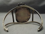 Very Rare Early Old Kingman Deposit Vintage Native American Navajo Sterling Silver Bracelet-Nativo Arts
