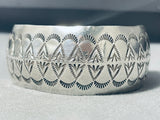 Dynamic Vintage Native American Navajo Sterling Silver Bracelet-Nativo Arts
