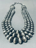Rose Martin Important Vintage Native American Navajo Sterling Silver Necklace-Nativo Arts