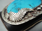 One Of The Best Ever Vintage Native American Navajo Turquoise Sterling Silver Ketoh Bracelet-Nativo Arts