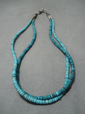 Amazing Vintage Navajo Choker Turquoise Sterling Silver Native American Necklace-Nativo Arts
