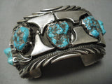 Heavy And Thick!! Vintage Native American Navajo 90 Gram Sterling Silver Bracelet Cuff-Nativo Arts
