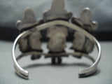 Best Vintage Native American Navajo Singer Kachina Turquoise Sterling Silver Bracelet Old-Nativo Arts