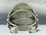 One Of The Best Most Unique Vintage Native American Navajo Turquoise Sterling Silver Bracelet-Nativo Arts