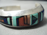 Very Important Vintage Native American Navajo Jim Harrison Turquoise Sterling Silver Bracelet-Nativo Arts
