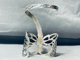 The Best Ever Native American Navajo Dragonfly Turquoise Sterling Silver Bracelet-Nativo Arts