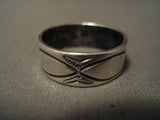 1910's Vintage Navajo Ingot/coin Native American Jewelry Silver Ring-Nativo Arts