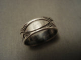 1910's Vintage Navajo Ingot/coin Native American Jewelry Silver Ring-Nativo Arts