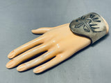 One Of The Most Unique Ever Vintage Native American Hopi Sterling Silver Bracelet-Nativo Arts