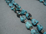Amazing Vintage Navajo Native American Turquoise Necklace Old-Nativo Arts