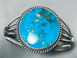 Important Verdy Jake Vintage Native American Navajo Turquoise Sterling Silver Bracelet-Nativo Arts