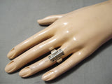 Amazing Sandy Smith Navajo Sterling Silver Native American Ring-Nativo Arts