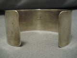 Stunning Vintage Native American Navajo Turquoise Sterling Silver Yazzie Bracelet-Nativo Arts