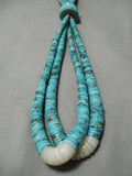 Magnificent Vintage Navajo Graduating Turquoise Native American Necklace-Nativo Arts