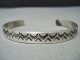Impressive Navajo Sterling Silver Bracelet Native American-Nativo Arts