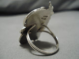 Fabulous Liz Pm Native American Navajo Royston Turquoise Sterling Silver Ring-Nativo Arts