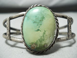 Exquisite Vintage Native American Navajo Royston Turquoise Sterling Silver Bracelet-Nativo Arts